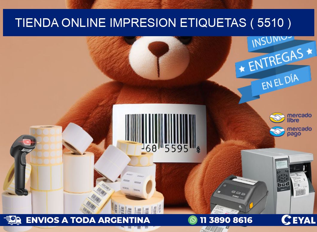 TIENDA ONLINE IMPRESION ETIQUETAS ( 5510 )