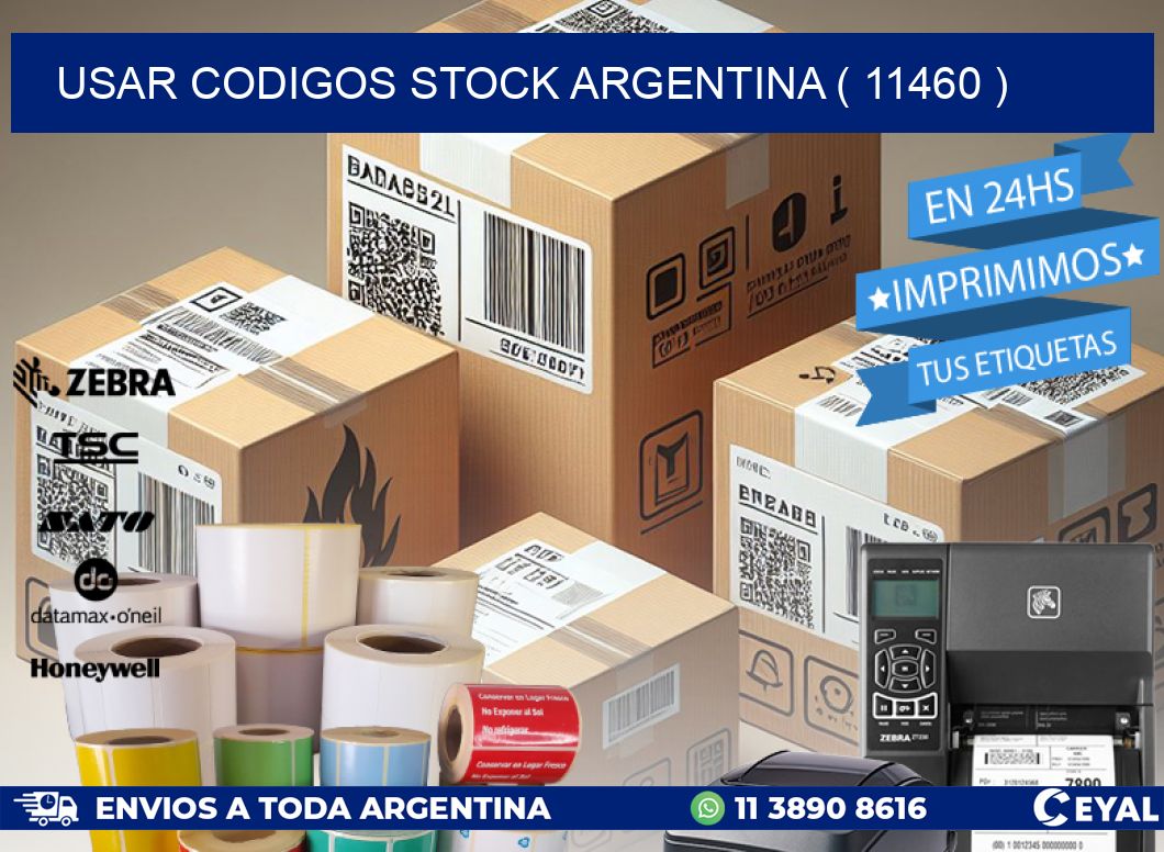 USAR CODIGOS STOCK ARGENTINA ( 11460 )