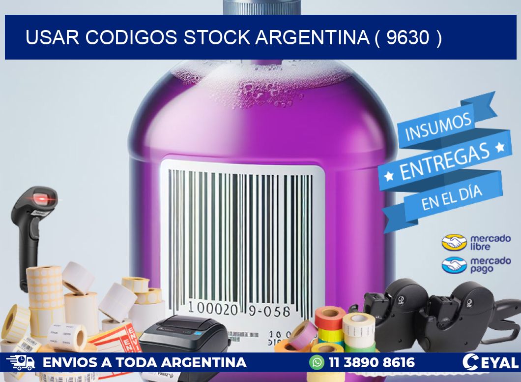 USAR CODIGOS STOCK ARGENTINA ( 9630 )