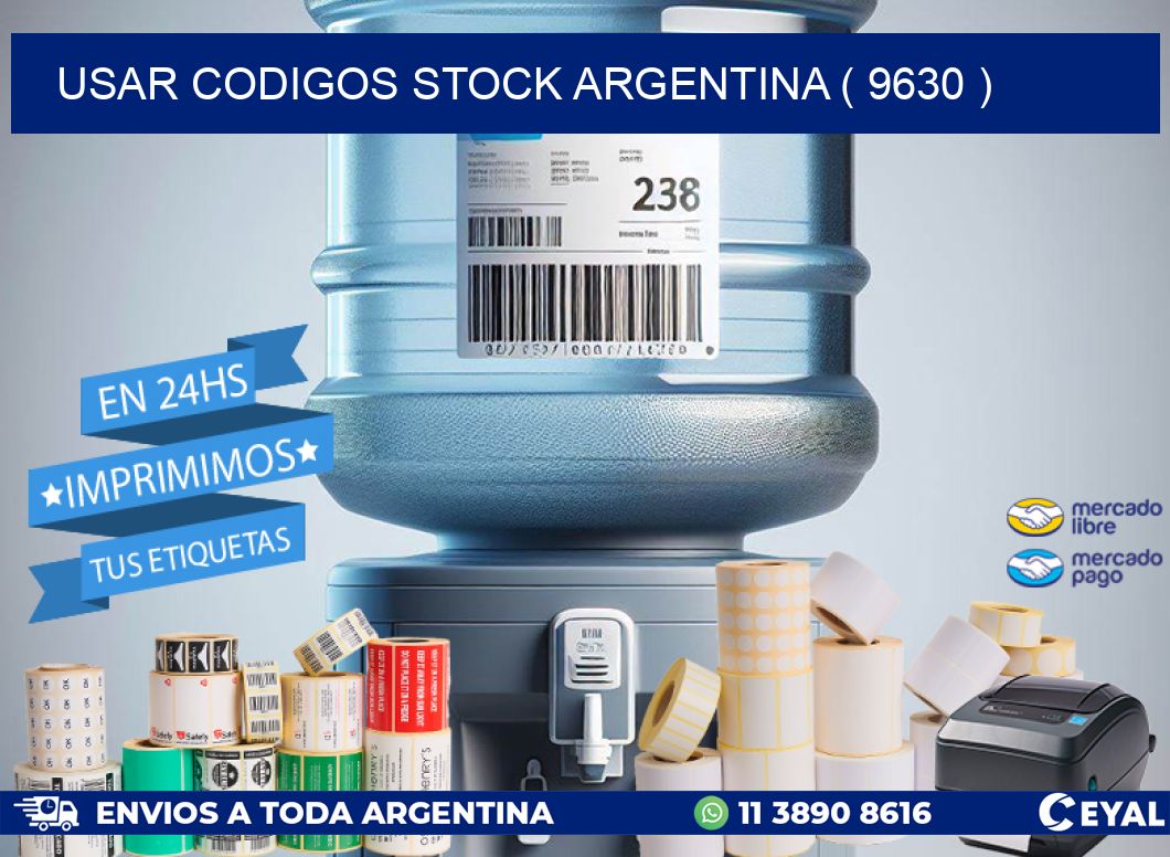 USAR CODIGOS STOCK ARGENTINA ( 9630 )