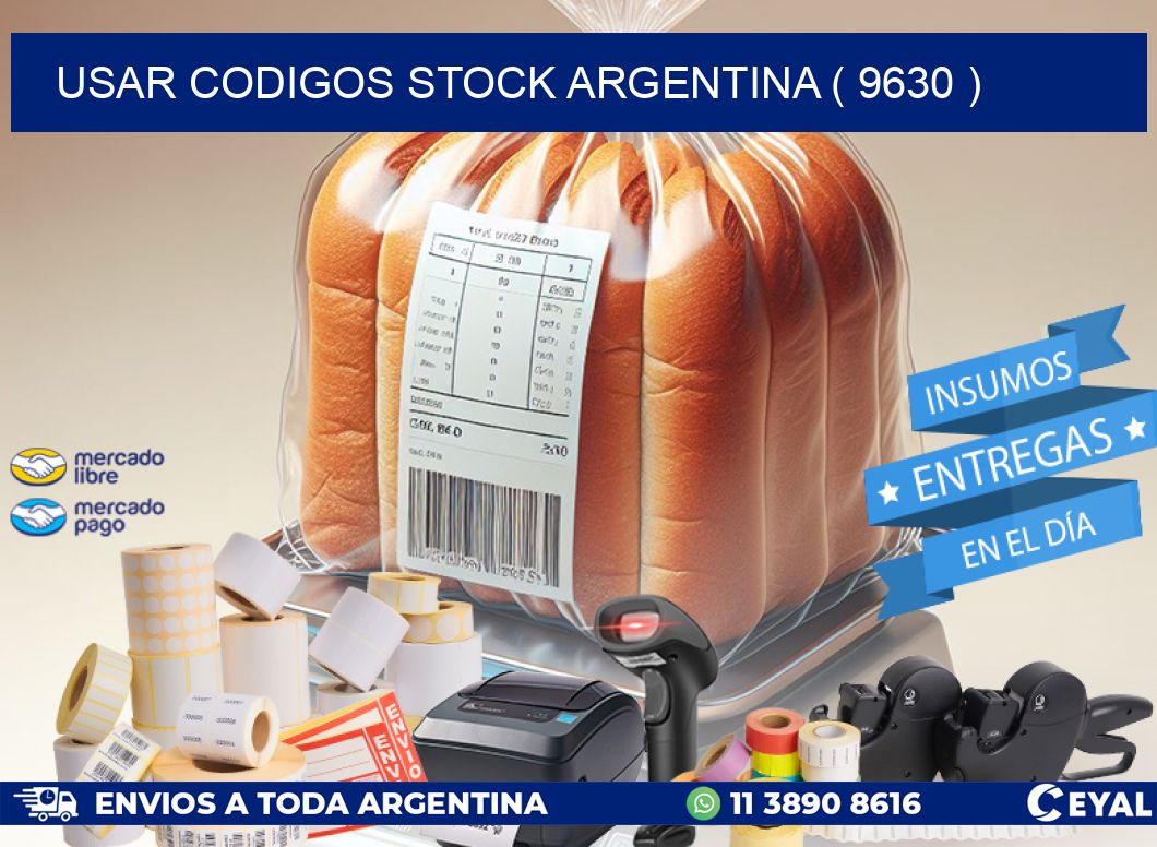 USAR CODIGOS STOCK ARGENTINA ( 9630 )