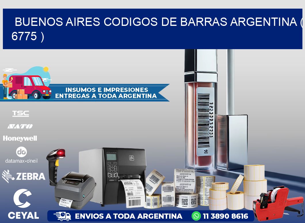buenos aires codigos de barras argentina ( 6775 )