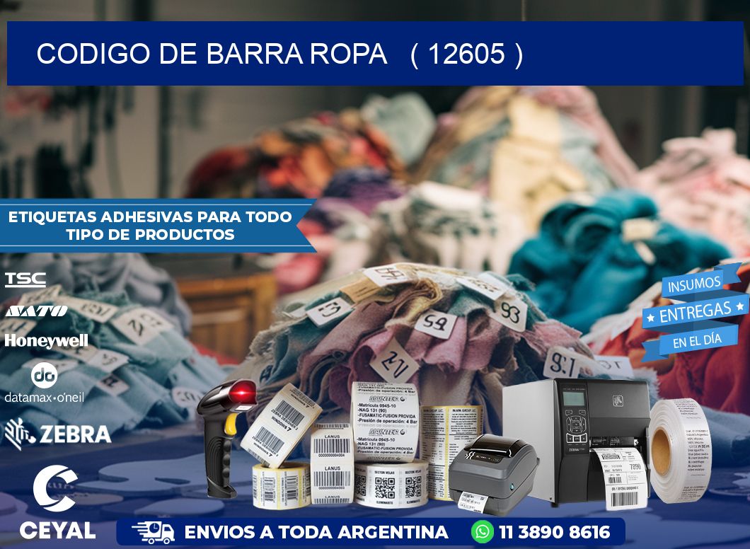codigo de barra ropa   ( 12605 )