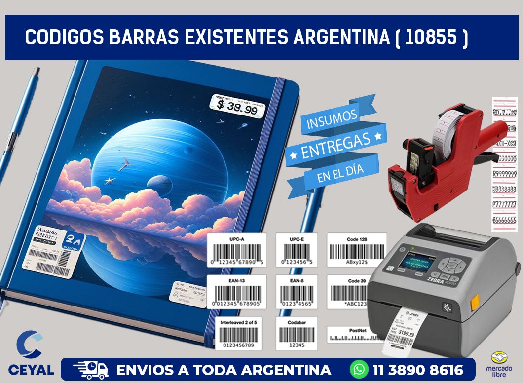 codigos barras existentes argentina ( 10855 )