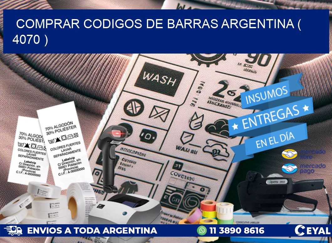 comprar codigos de barras argentina ( 4070 )