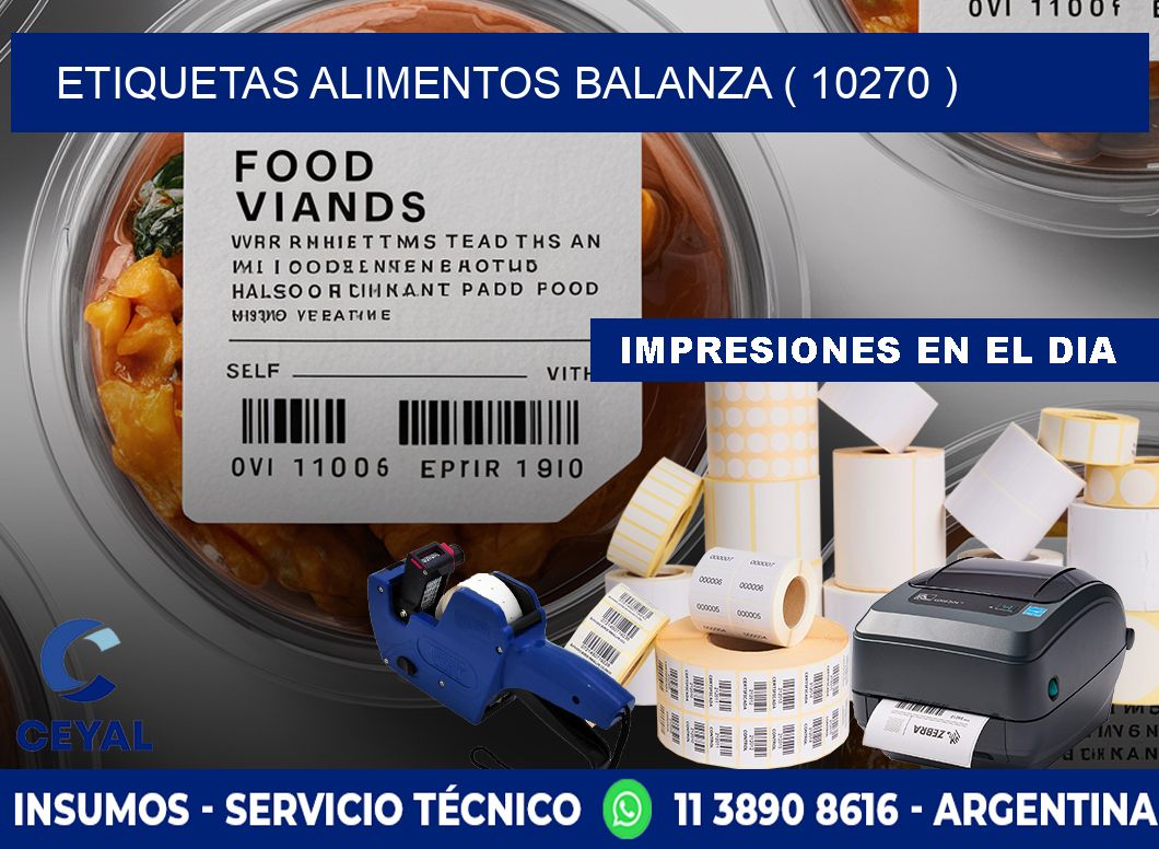 etiquetas alimentos balanza ( 10270 )