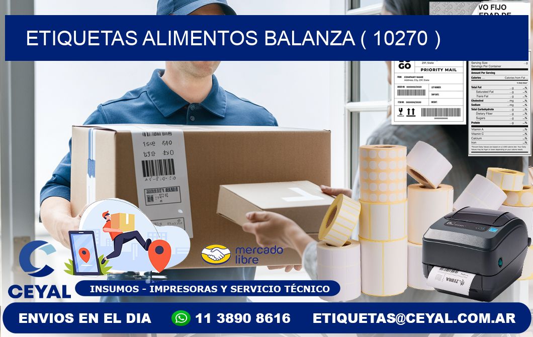 etiquetas alimentos balanza ( 10270 )