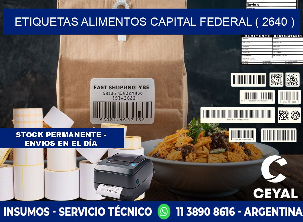 etiquetas alimentos capital federal ( 2640 )