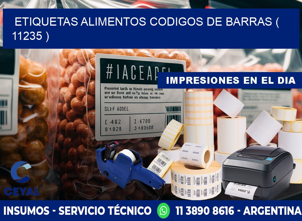 etiquetas alimentos codigos de barras ( 11235 )