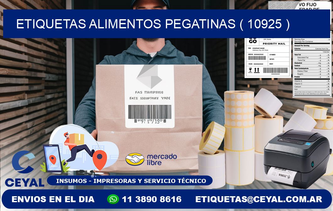 etiquetas alimentos pegatinas ( 10925 )