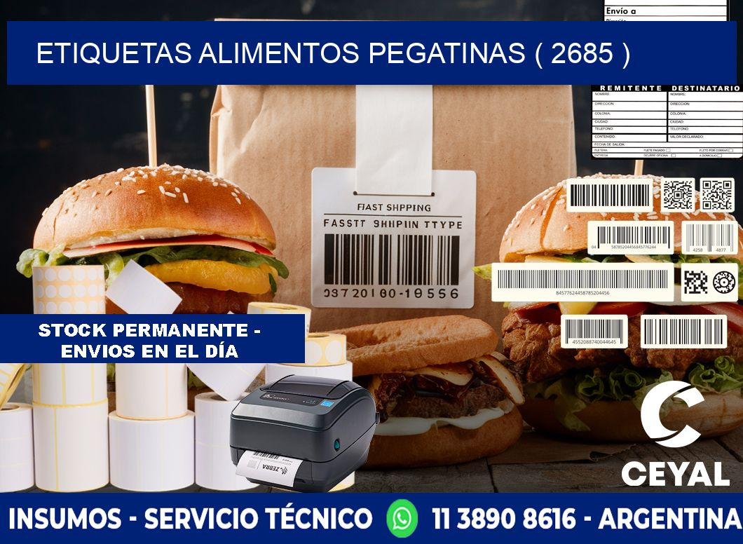 etiquetas alimentos pegatinas ( 2685 )