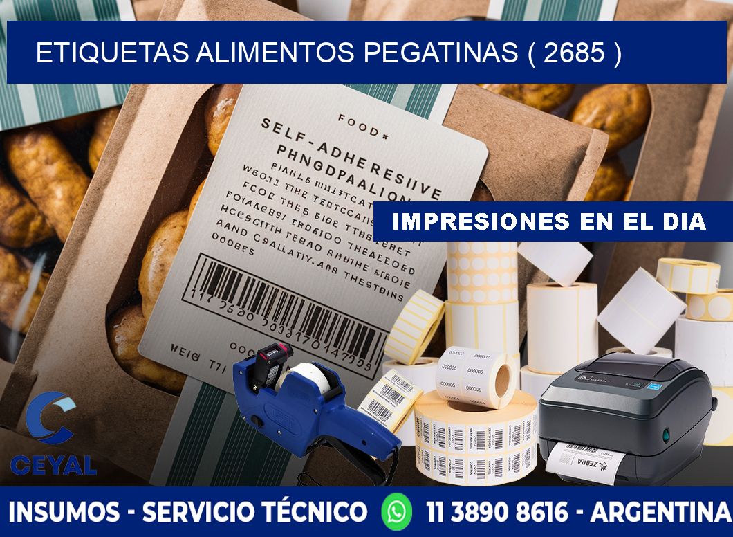 etiquetas alimentos pegatinas ( 2685 )