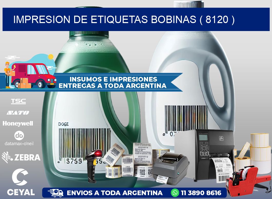 impresion de etiquetas bobinas ( 8120 )