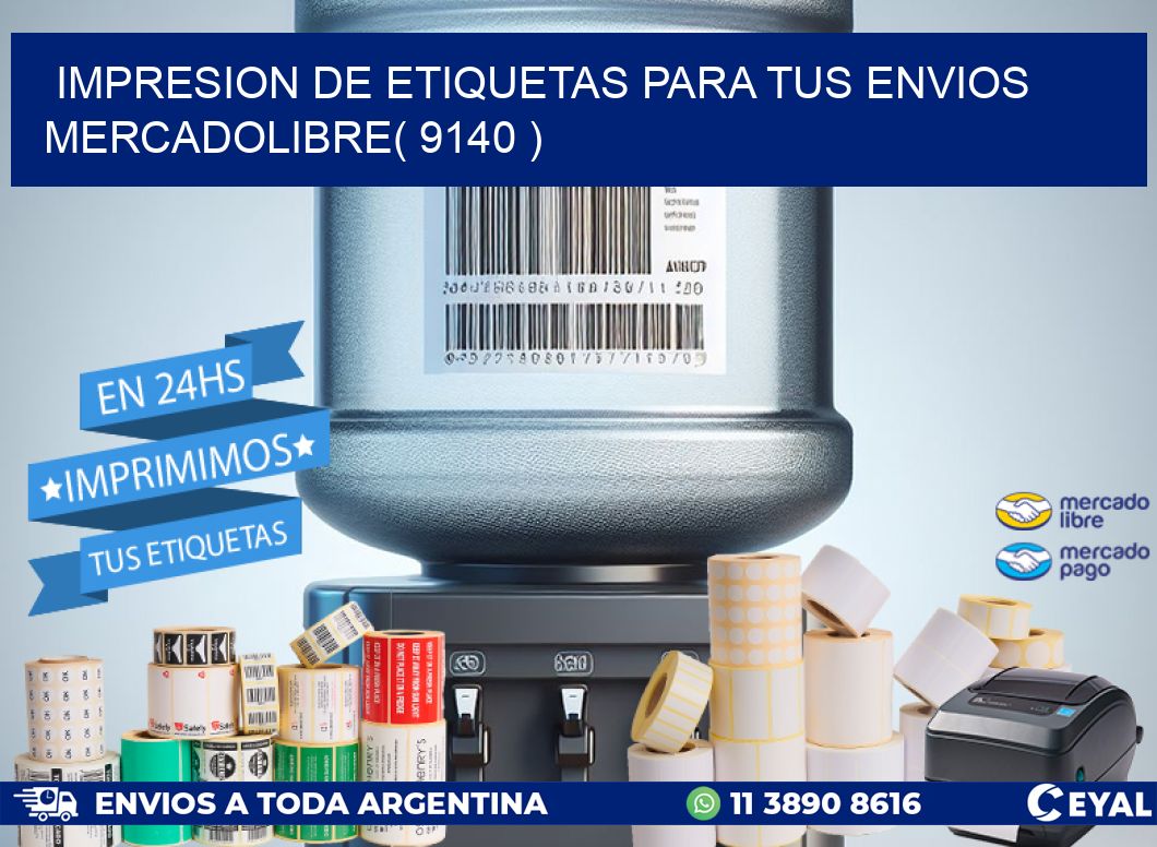 impresion de etiquetas para tus envios mercadolibre( 9140 )