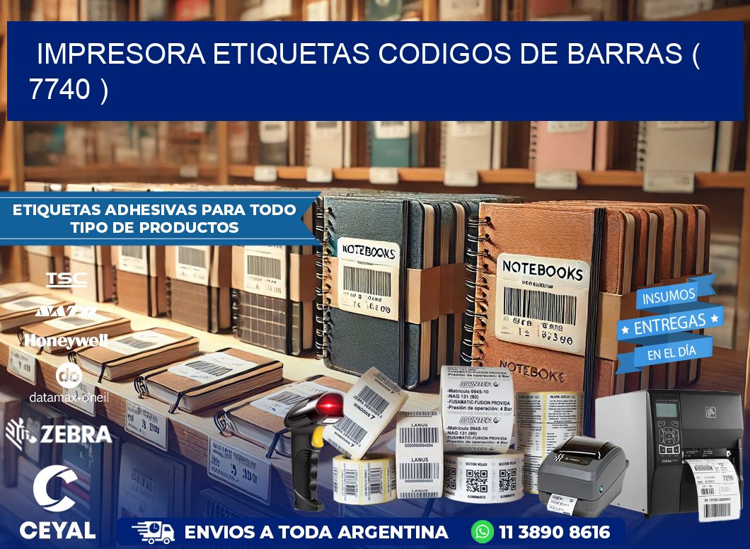 impresora etiquetas codigos de barras ( 7740 )