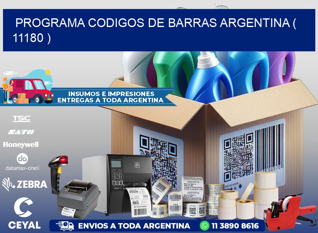 programa codigos de barras argentina ( 11180 )