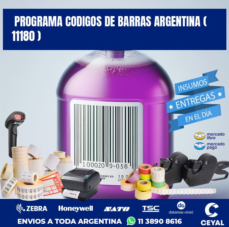 programa codigos de barras argentina ( 11180 )