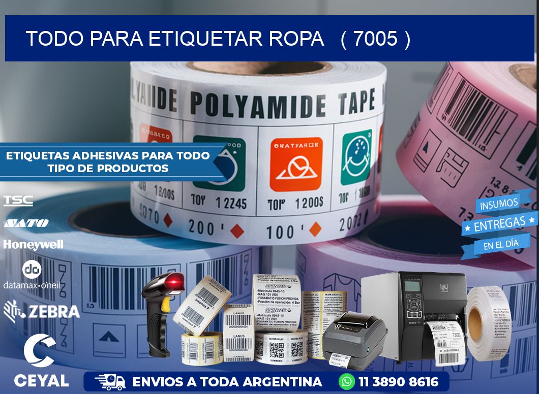 todo para etiquetar ropa   ( 7005 )