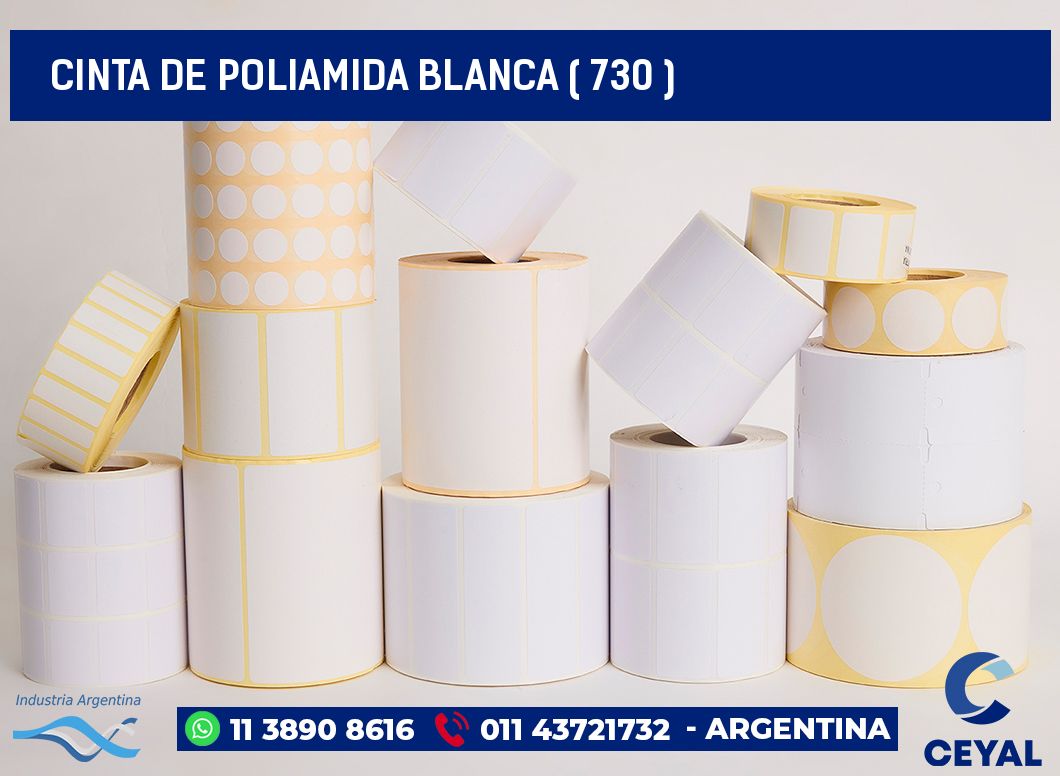 CINTA DE POLIAMIDA BLANCA ( 730 )