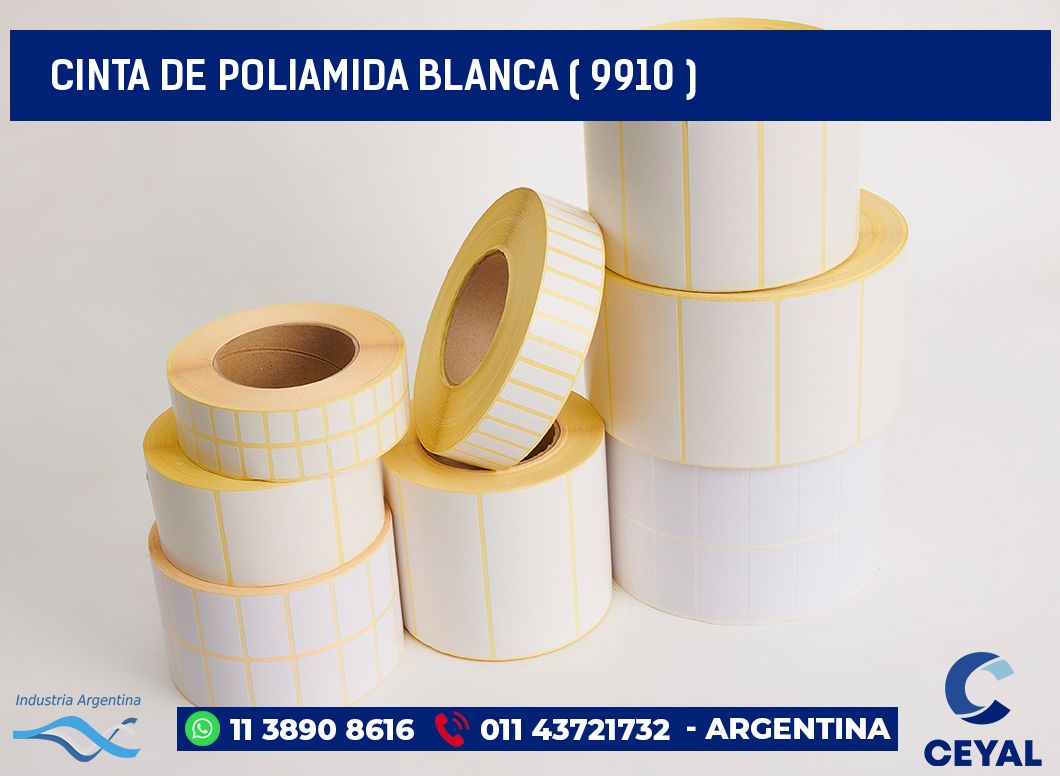 CINTA DE POLIAMIDA BLANCA ( 9910 )