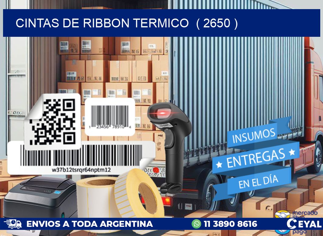 CINTAS DE RIBBON TERMICO  ( 2650 )