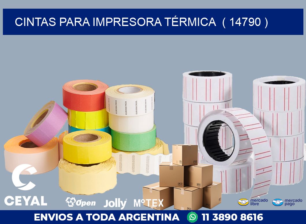 CINTAS PARA IMPRESORA TÉRMICA  ( 14790 )
