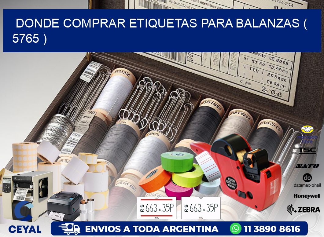 DONDE COMPRAR ETIQUETAS PARA BALANZAS ( 5765 )