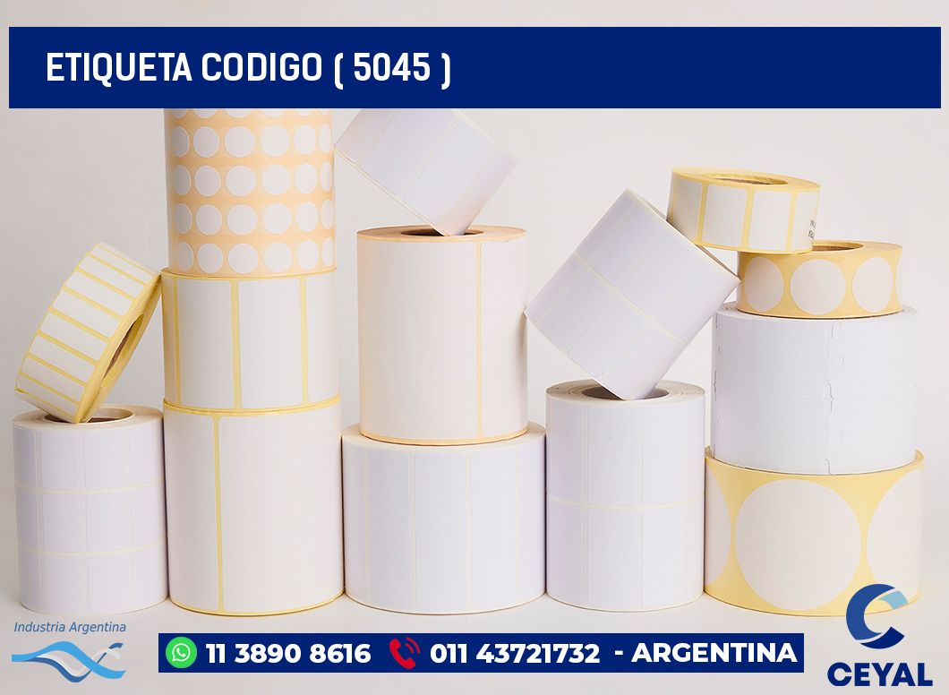 ETIQUETA CODIGO ( 5045 )