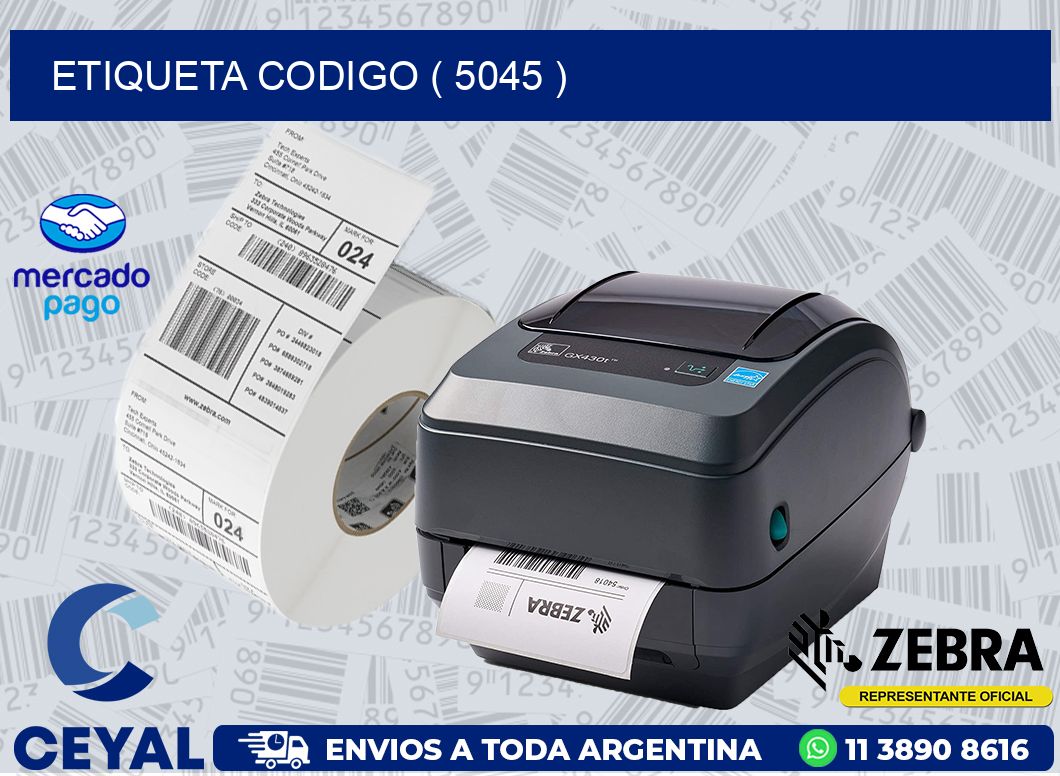 ETIQUETA CODIGO ( 5045 )