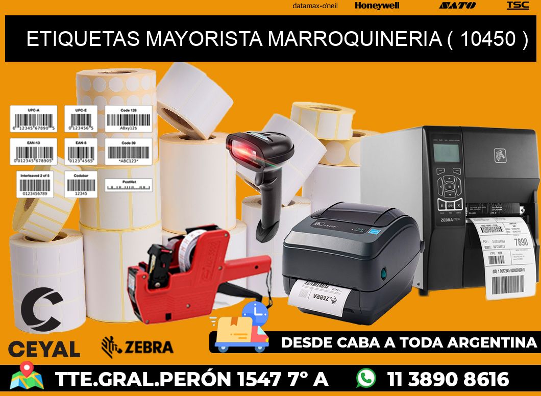 ETIQUETAS MAYORISTA MARROQUINERIA ( 10450 )