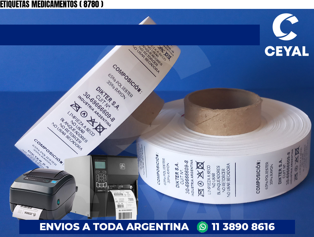 ETIQUETAS MEDICAMENTOS ( 8780 )