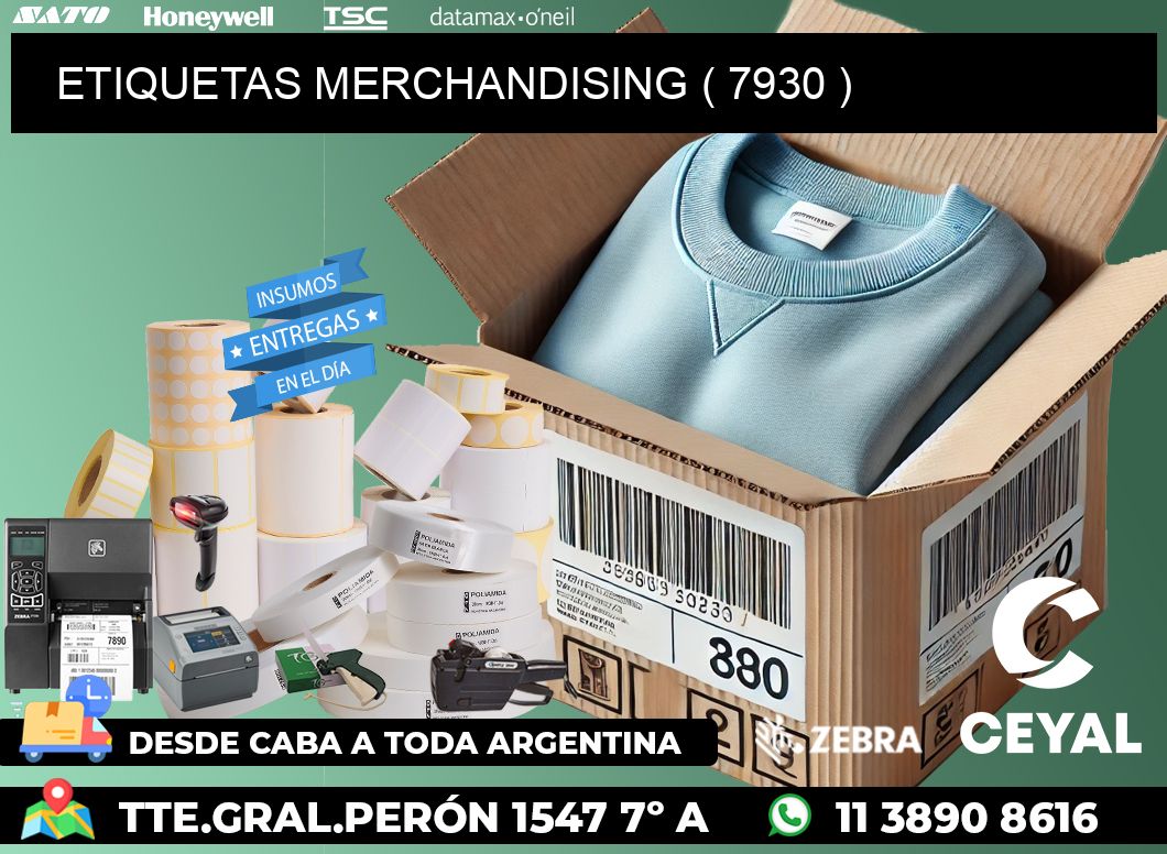 ETIQUETAS MERCHANDISING ( 7930 )