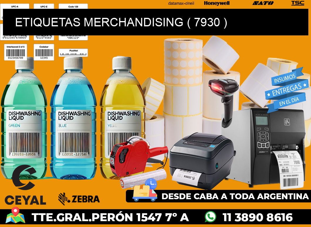 ETIQUETAS MERCHANDISING ( 7930 )