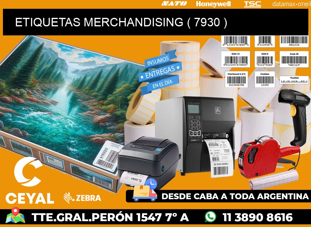 ETIQUETAS MERCHANDISING ( 7930 )