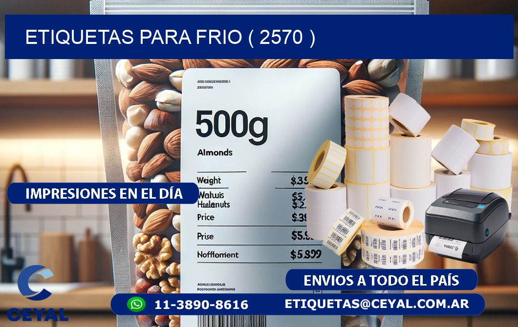 ETIQUETAS PARA FRIO ( 2570 )