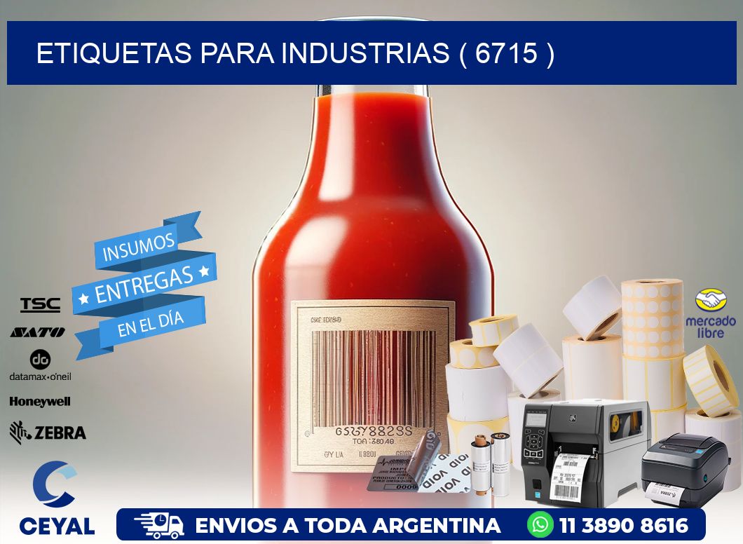ETIQUETAS PARA INDUSTRIAS ( 6715 )