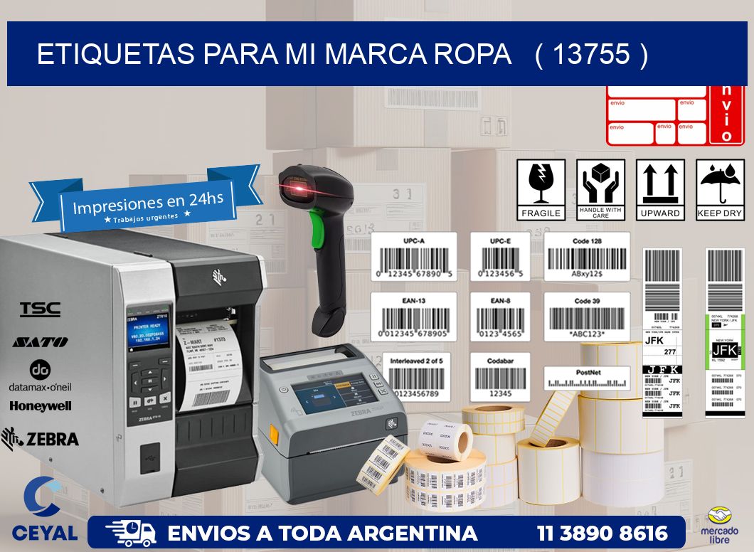 ETIQUETAS PARA MI MARCA ROPA ( 13755 )