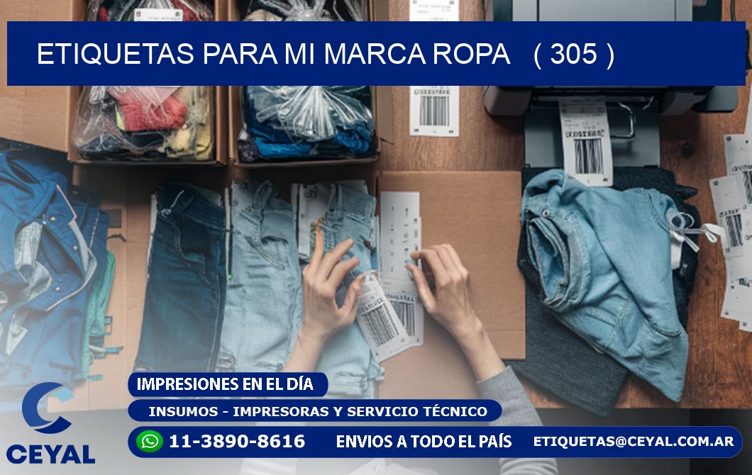 ETIQUETAS PARA MI MARCA ROPA   ( 305 )