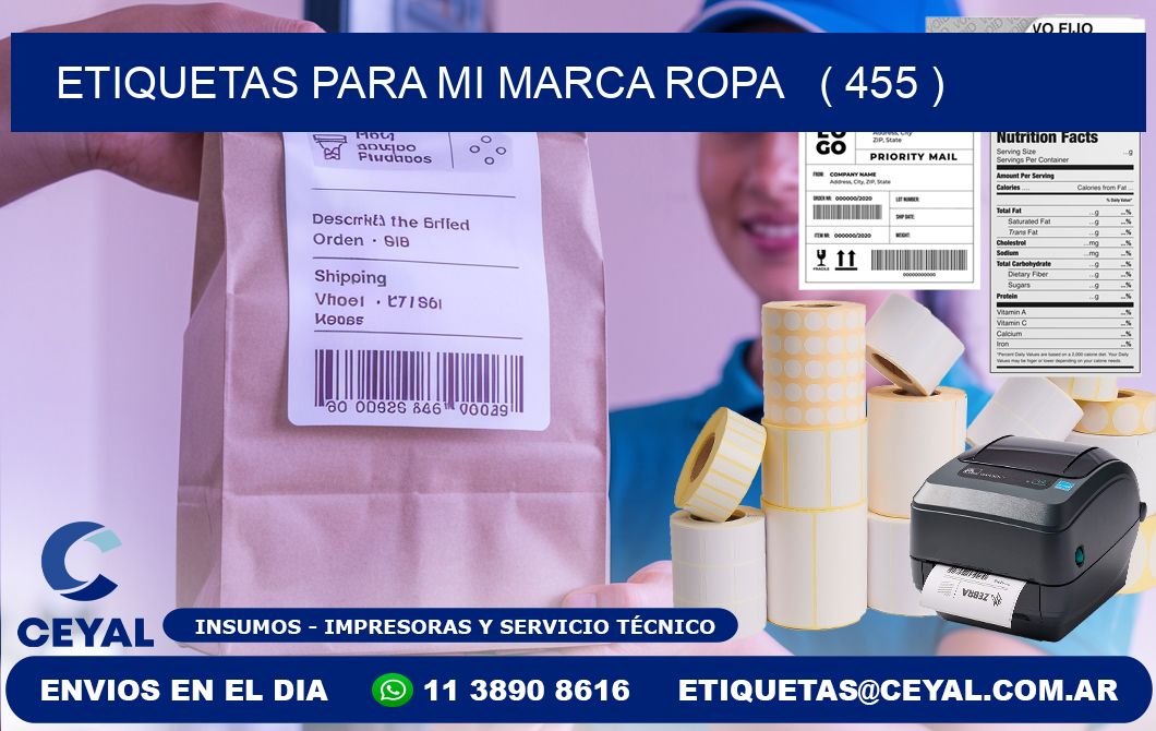 ETIQUETAS PARA MI MARCA ROPA   ( 455 )