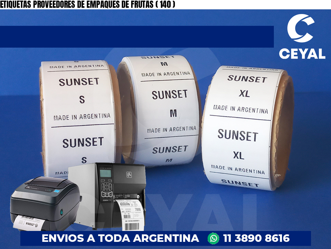 ETIQUETAS PROVEEDORES DE EMPAQUES DE FRUTAS ( 140 )