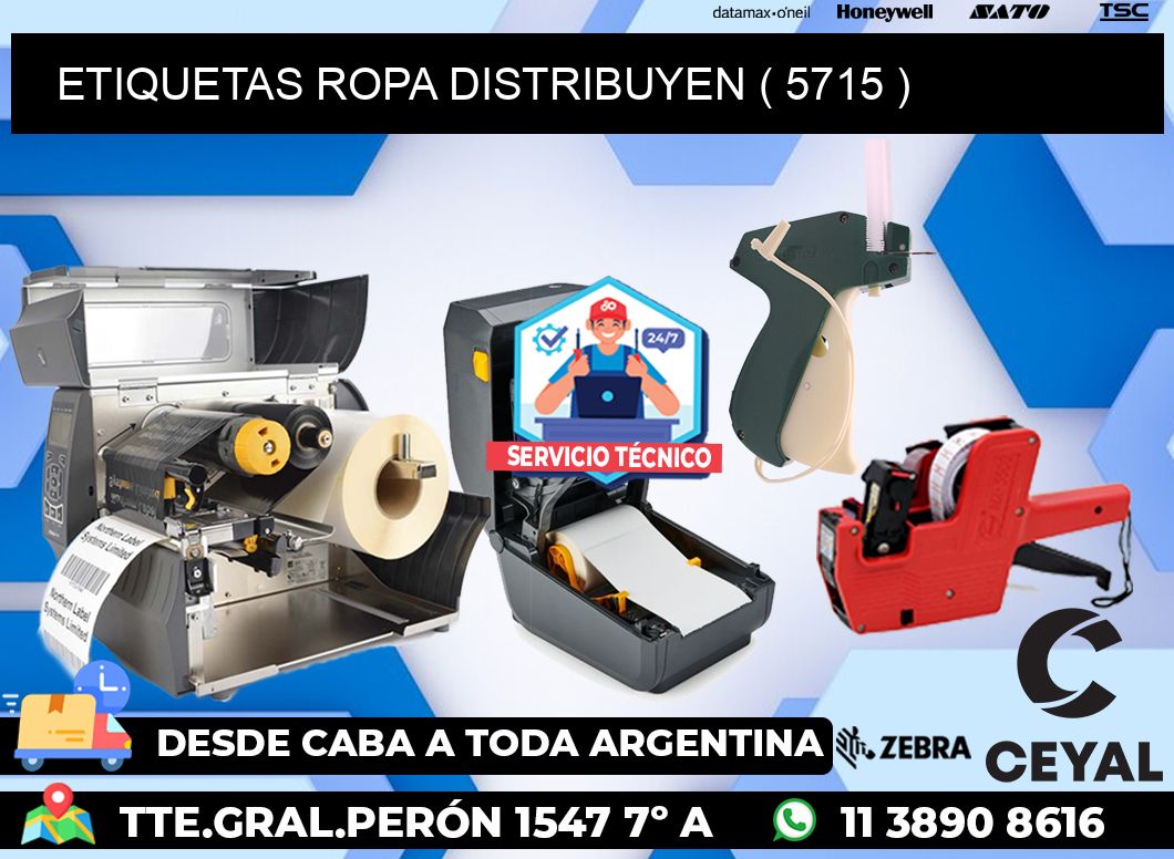 ETIQUETAS ROPA DISTRIBUYEN ( 5715 )