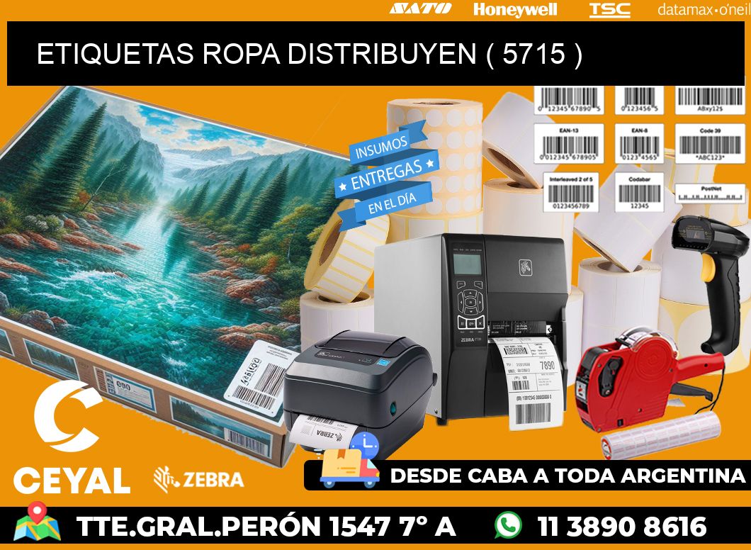 ETIQUETAS ROPA DISTRIBUYEN ( 5715 )