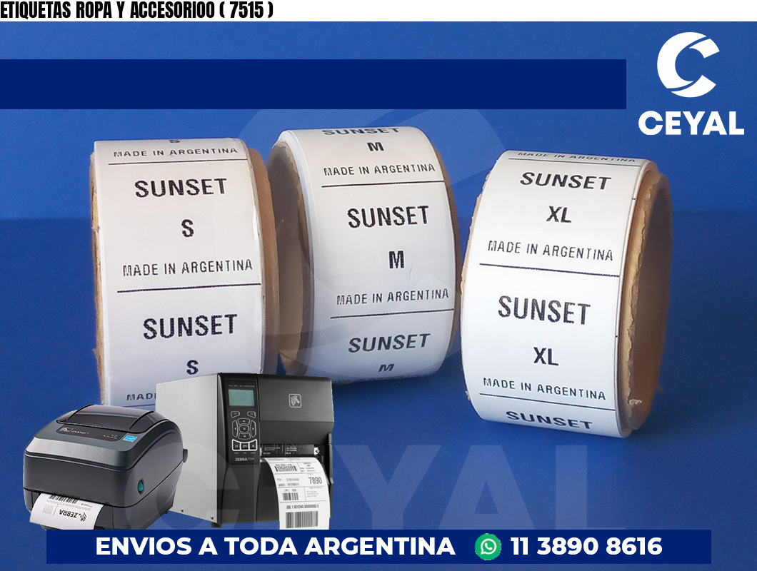 ETIQUETAS ROPA Y ACCESORIOO ( 7515 )