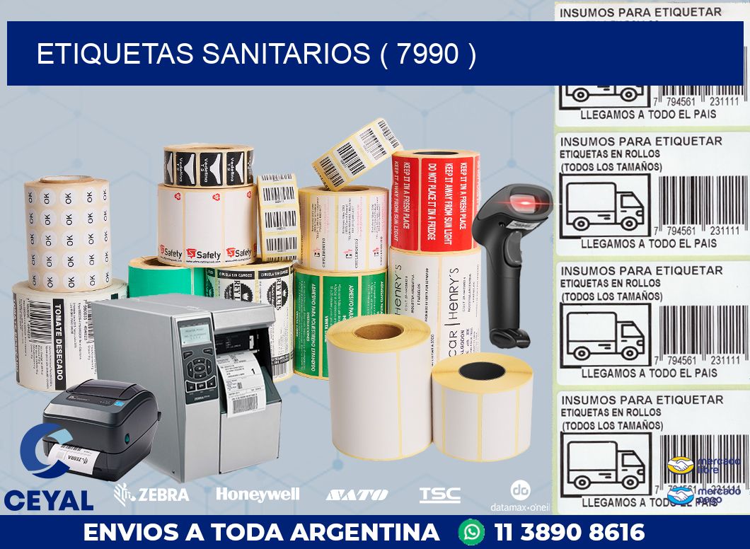 ETIQUETAS SANITARIOS ( 7990 )