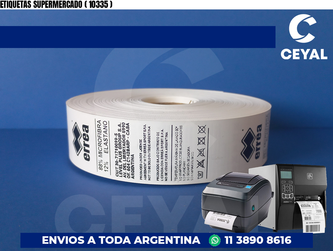 ETIQUETAS SUPERMERCADO ( 10335 )