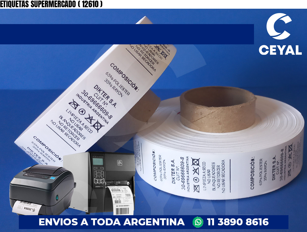 ETIQUETAS SUPERMERCADO ( 12610 )
