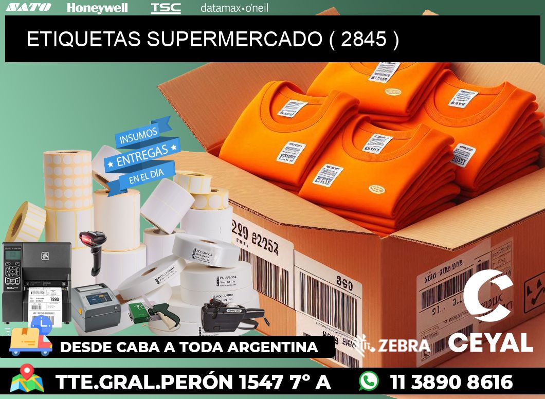 ETIQUETAS SUPERMERCADO ( 2845 )