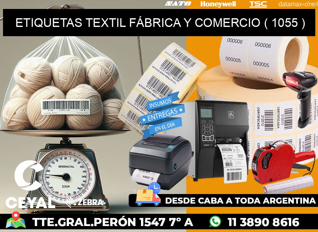 ETIQUETAS TEXTIL FÁBRICA Y COMERCIO ( 1055 )