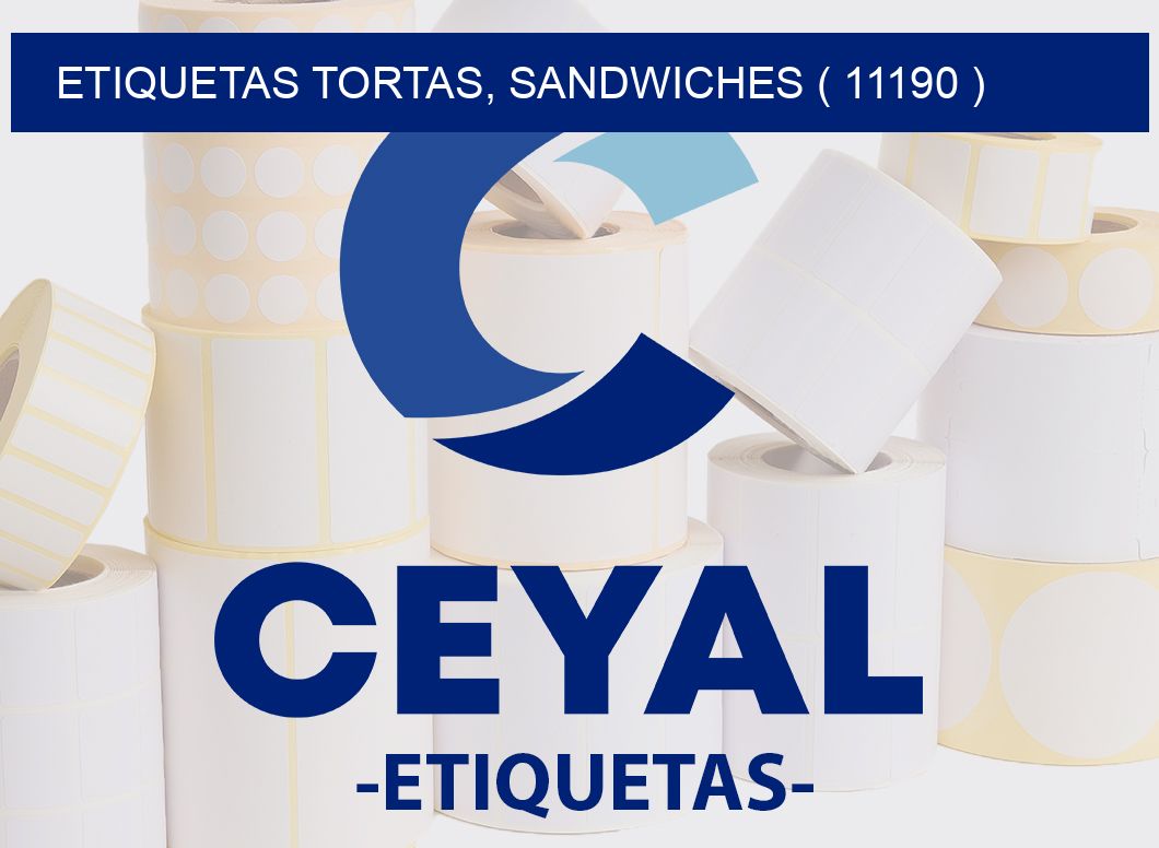 ETIQUETAS TORTAS, SANDWICHES ( 11190 )