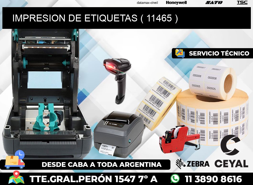 IMPRESION DE ETIQUETAS ( 11465 )